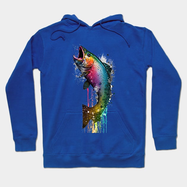 Rainbow Trout Hoodie by Urban Archeology Shop Gallery